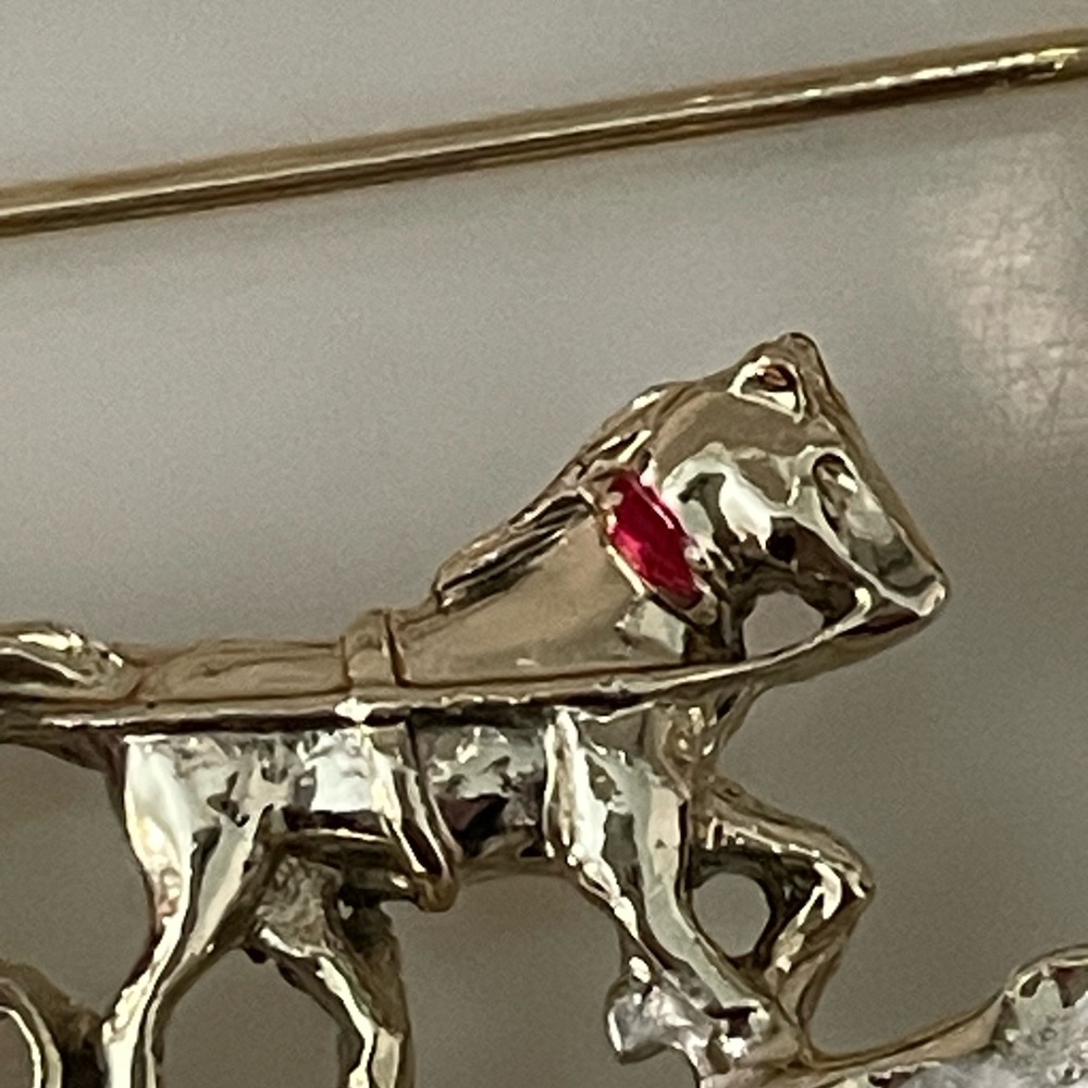 SLEIGH BROACH CIRCLE WITH SLEIGH - Picture 10 of 10